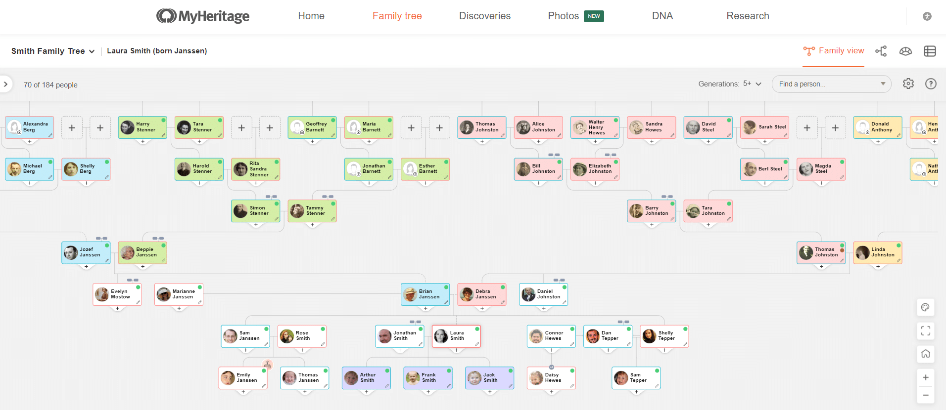 MyHeritage Screenshot 1